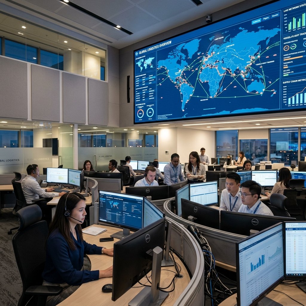Global logistics operations control center